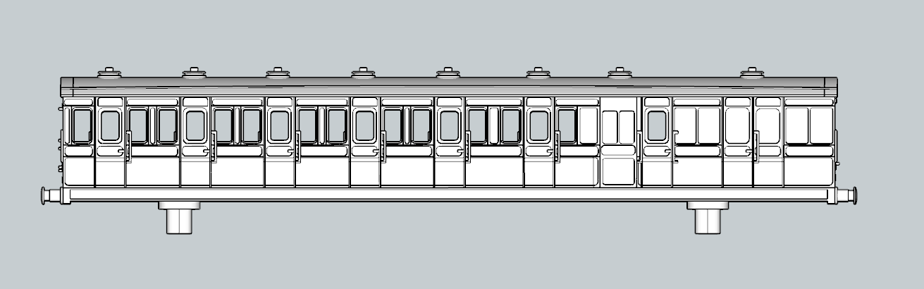 (image for) LBSCR Billinton 54ft 6 cmpt Brake Third - d202B